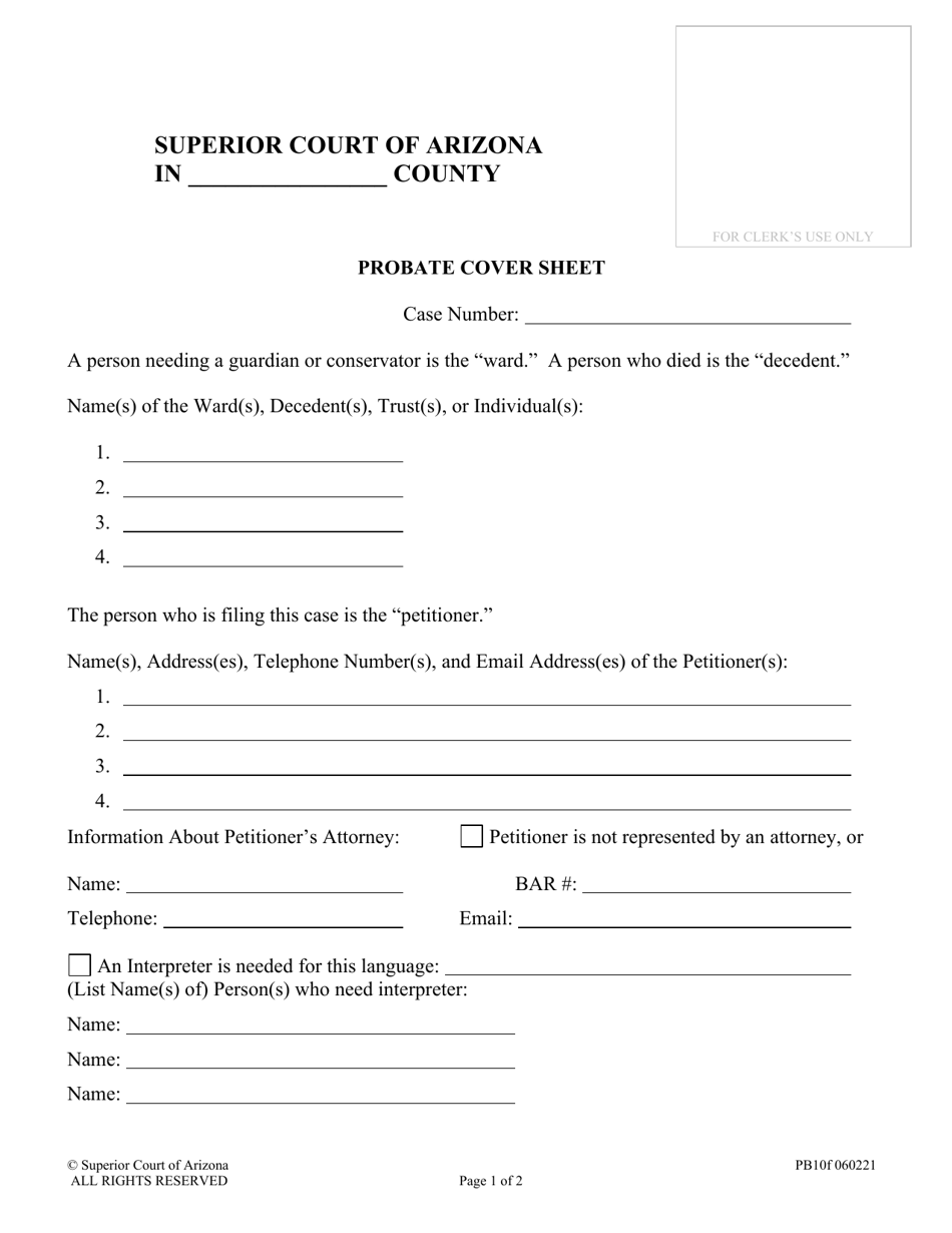 Small Estate Affidavit for Transfer of Property - Arizona, Page 8