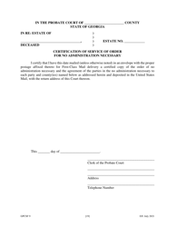 Form GPCSF9 Petition for Order Declaring No Administration Necessary - Georgia (United States), Page 21