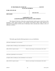 Form GPCSF9 Petition for Order Declaring No Administration Necessary - Georgia (United States), Page 8
