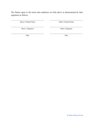 All-terrain Vehicle (Atv) Bill of Sale Form, Page 2