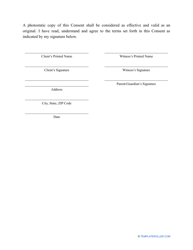 Invisalign Consent Form, Page 6
