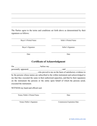 Motorcycle Bill of Sale Template, Page 2