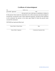Notarized Bill of Sale Template, Page 2