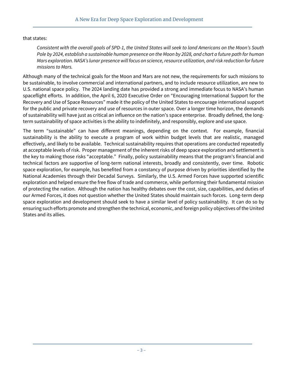 A New Era for Deep Space Exploration and Development, Page 7