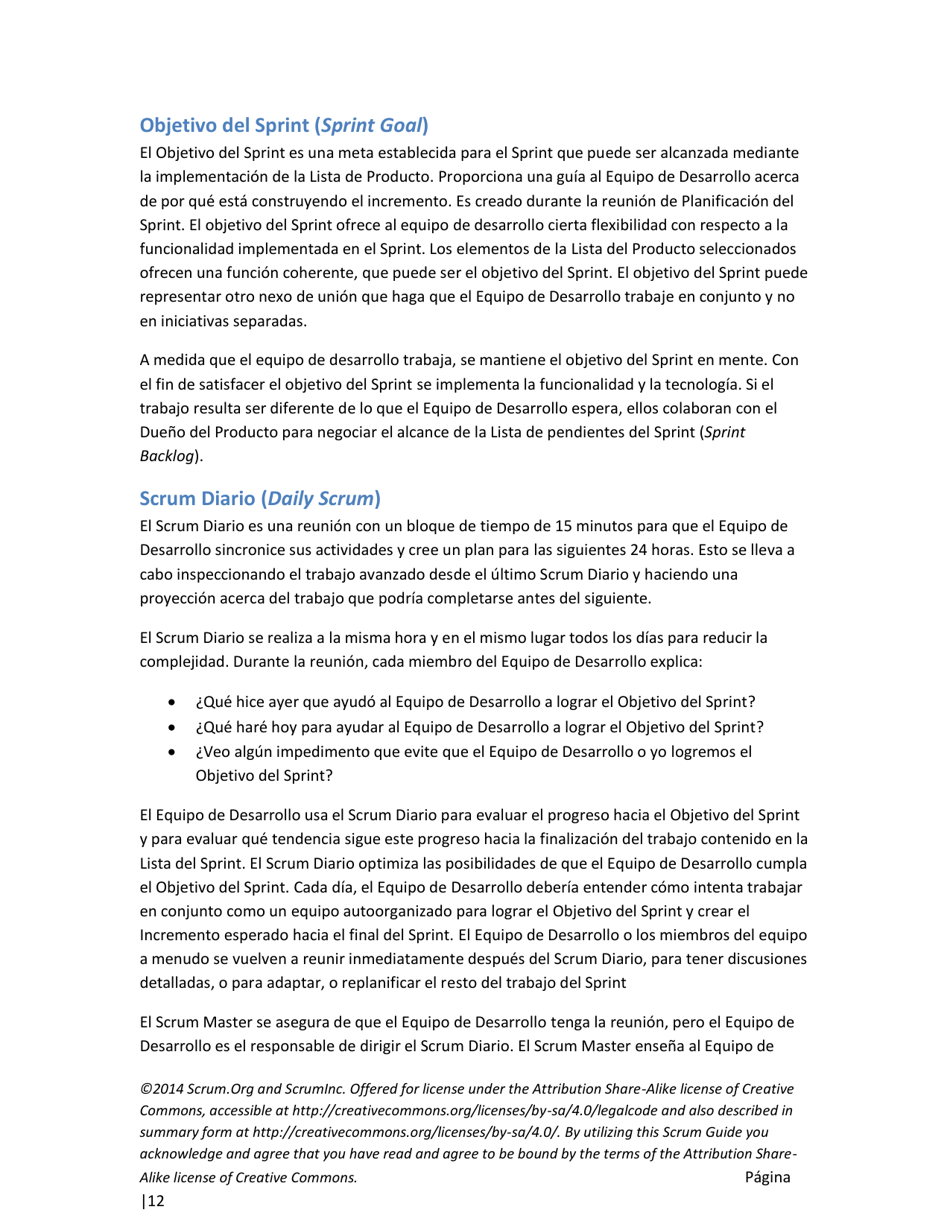 La Guia Definitiva De Scrum: Las Reglas Del Juego - Ken Schwaber, Jeff Sutherland (Spanish), Page 12
