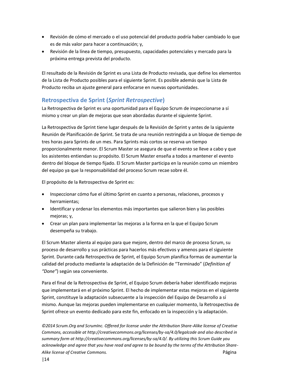 La Guia Definitiva De Scrum: Las Reglas Del Juego - Ken Schwaber, Jeff Sutherland (Spanish), Page 14