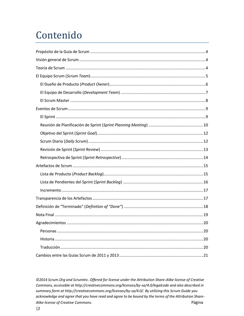 La Guia Definitiva De Scrum: Las Reglas Del Juego - Ken Schwaber, Jeff Sutherland (Spanish), Page 2
