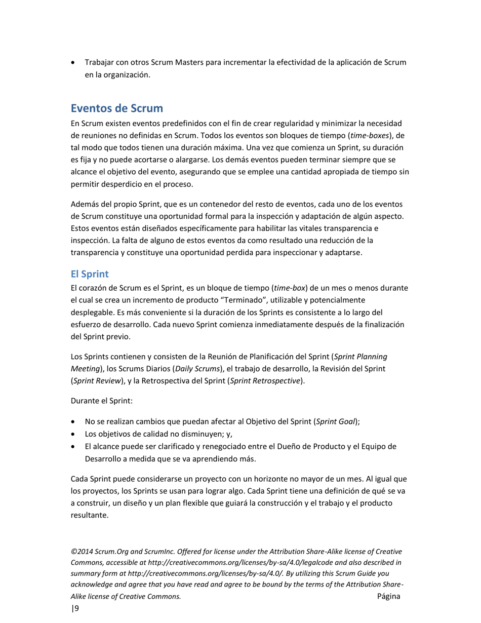 La Guia Definitiva De Scrum: Las Reglas Del Juego - Ken Schwaber, Jeff Sutherland (Spanish), Page 9