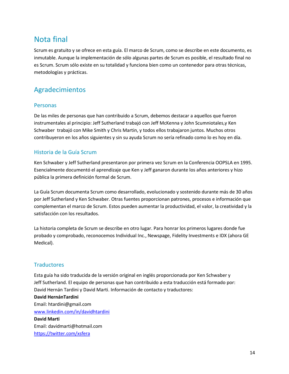 La Guia Definitiva De Scrum: Las Reglas Del Juego - Ken Schwaber, Jeff Sutherland (Spanish), Page 15