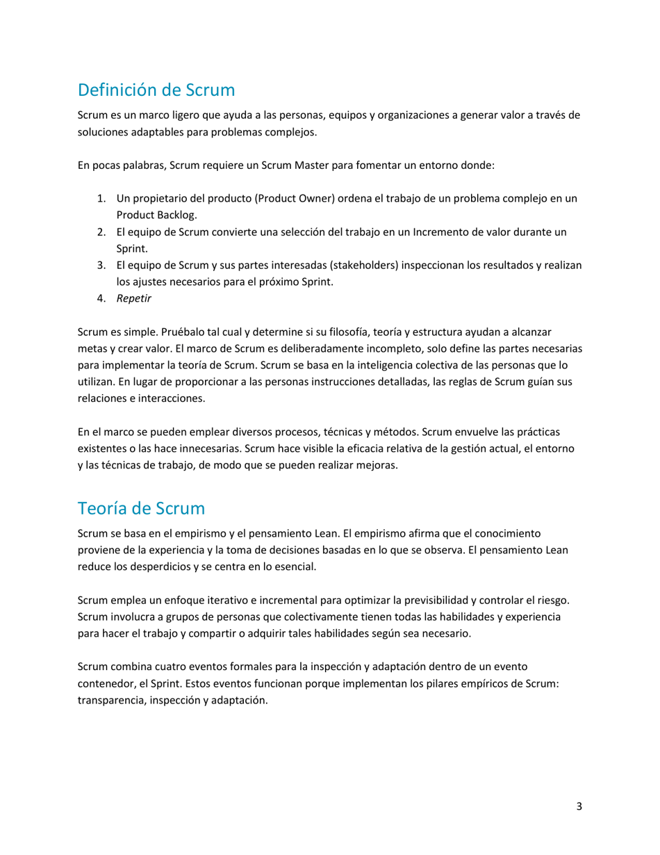 La Guia Definitiva De Scrum: Las Reglas Del Juego - Ken Schwaber, Jeff Sutherland (Spanish), Page 4