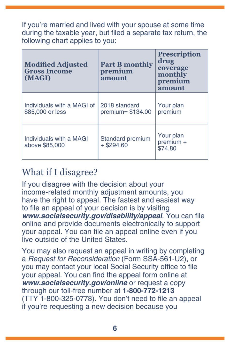 Medicare Premiums: Rules for Higher-Income Beneficiaries, Page 10
