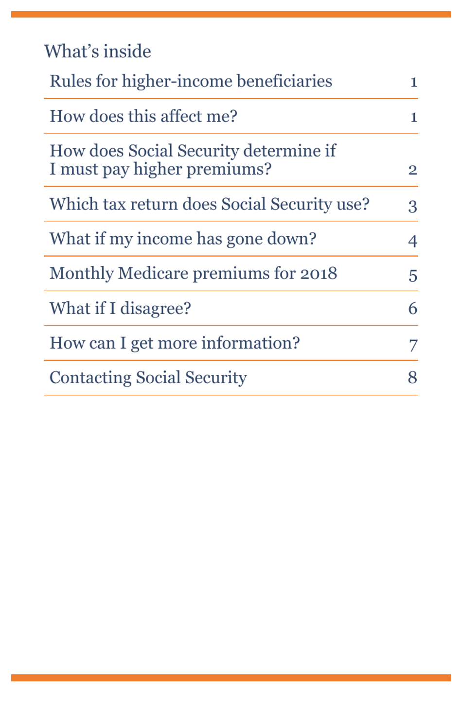 Medicare Premiums: Rules for Higher-Income Beneficiaries, Page 3