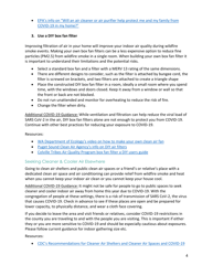 Recommendations for Wildfire Smoke and Covid-19 During the 2020 Wildfire Season - Washington, Page 4