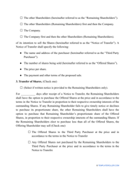 &quot;Buy-Sell Agreement Template&quot;, Page 3