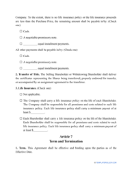 &quot;Buy-Sell Agreement Template&quot;, Page 8
