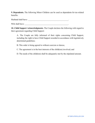 Divorce Settlement Agreement Template, Page 15