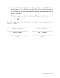 Mutual Non-disclosure Agreement Template, Page 4