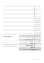 Sales Quote Template, Page 2