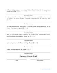 Botox Consent Form, Page 2