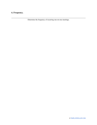 One on One Meeting Agenda Template, Page 2