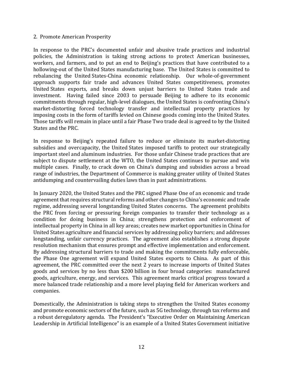 United States Strategic Approach to the Peoples Republic of China, Page 12