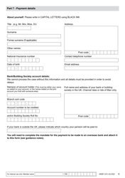 Form AW8P Nhs Pensions - Deferred Benefits Claim Form - United Kingdom, Page 6