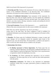 Non-disclosure Agreement Template - Delaware, Page 2