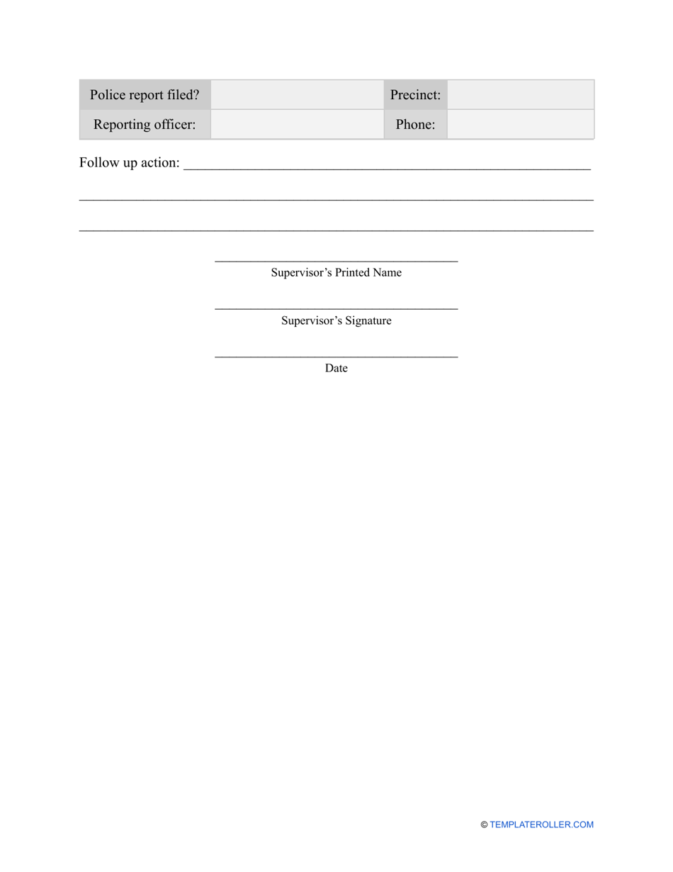 Event Incident Report Form - Fill Out, Sign Online and Download PDF ...