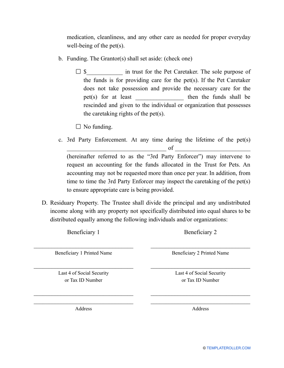 Revocable Living Trust Form Fill Out Sign Online And Download Pdf Templateroller 2396