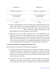 Revocable Living Trust Form, Page 4