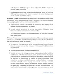Revocable Living Trust Form, Page 5