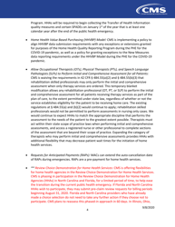 Home Health Agencies: Cms Flexibilities to Fight Covid-19, Page 4