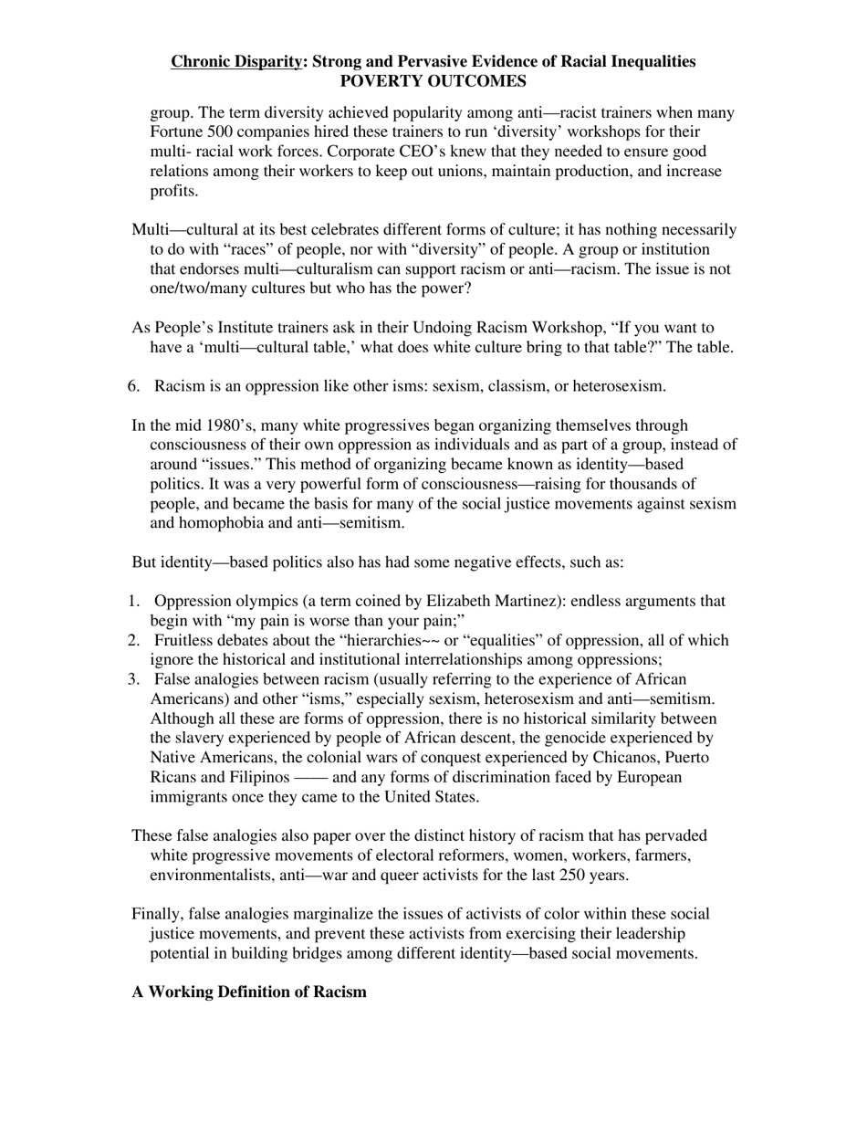 Structural Racism - Keith Lawrence, Terry Keleher, Page 12