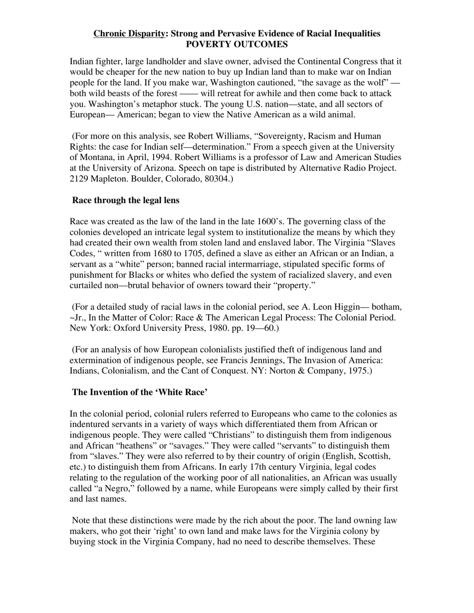 Structural Racism - Keith Lawrence, Terry Keleher, Page 17