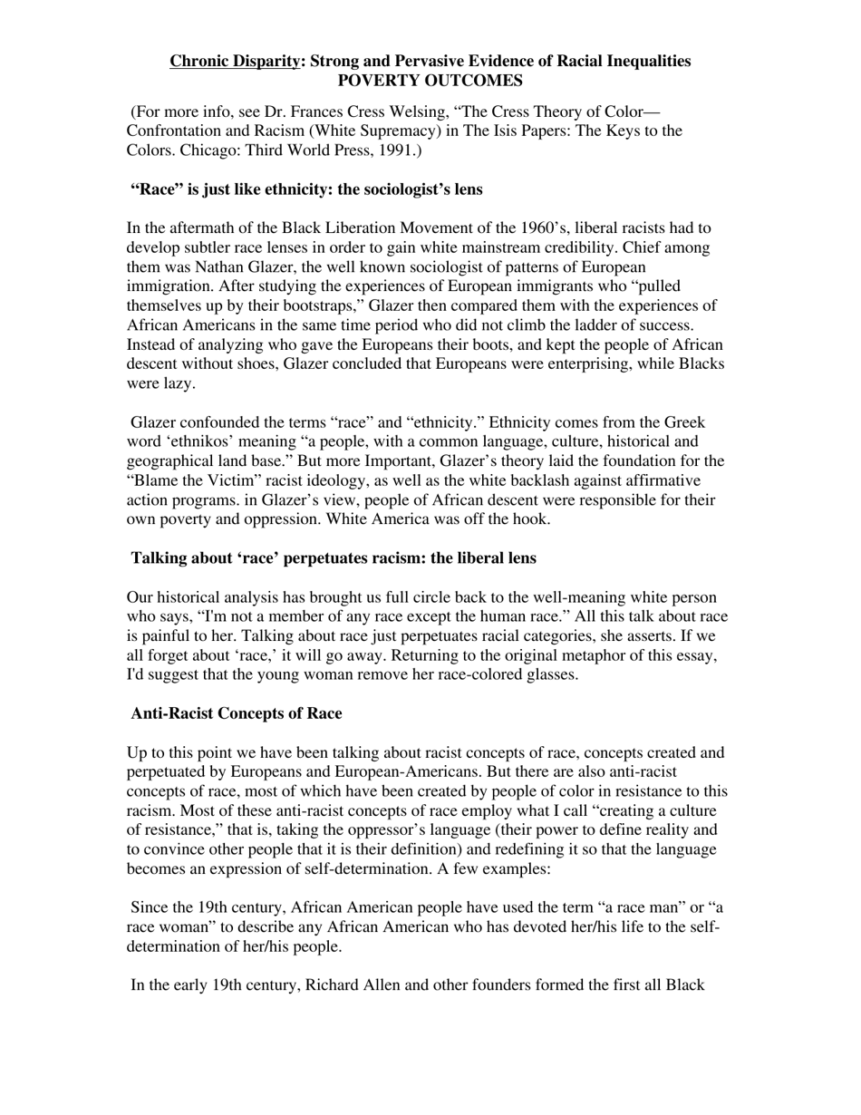 Structural Racism - Keith Lawrence, Terry Keleher, Page 20