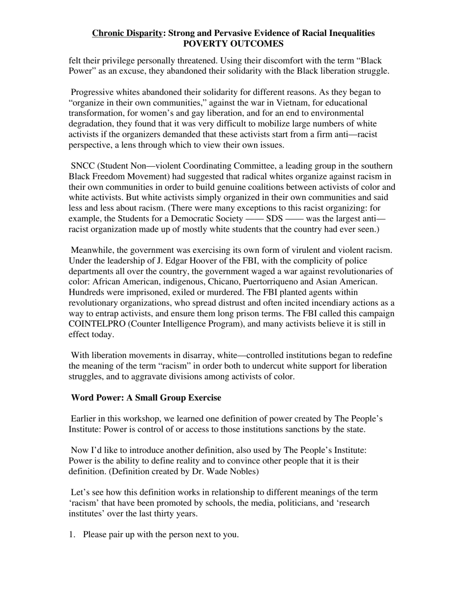 Structural Racism - Keith Lawrence, Terry Keleher, Page 8