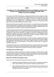 Circular Letter No.4204/Add.6 - Coronavirus (Covid-19) - Preliminary List of Recommendations for Governments and Relevant National Authorities on the Facilitation of Maritime Trade During the Covid-19 Pandemic, Page 3