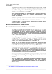 Circular Letter No.4204/Add.6 - Coronavirus (Covid-19) - Preliminary List of Recommendations for Governments and Relevant National Authorities on the Facilitation of Maritime Trade During the Covid-19 Pandemic, Page 4