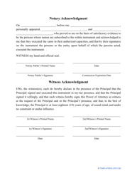 Real Estate Power of Attorney Template - Arkansas, Page 4