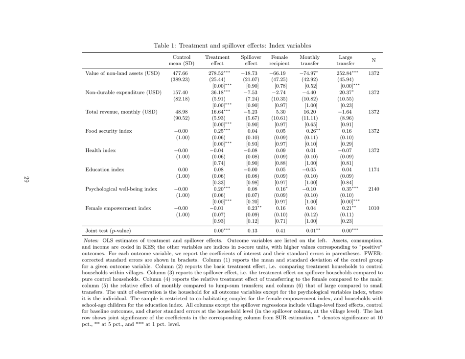 Policy Brief: Impacts of Unconditional Cash Transfers - Johannes Haushofer, Jeremy Shapiro, Page 29
