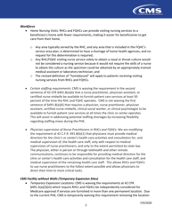 Rural Health Clinics (Rhcs) and Federally Qualified Health Centers (Fqhcs): Cms Flexibilities to Fight Covid-19, Page 2