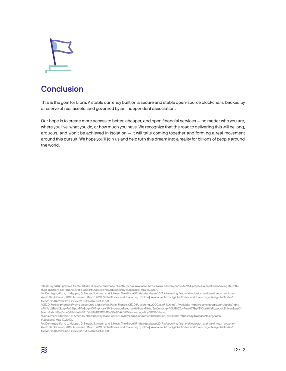 An Introduction to Libra - White Paper, Page 12