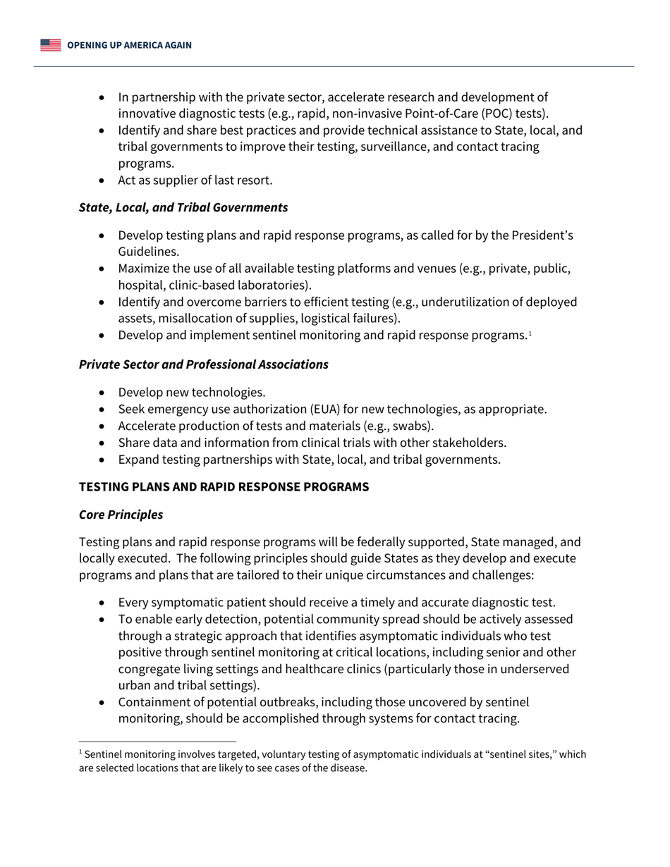 Opening up America Again - Testing Blueprint, Page 3