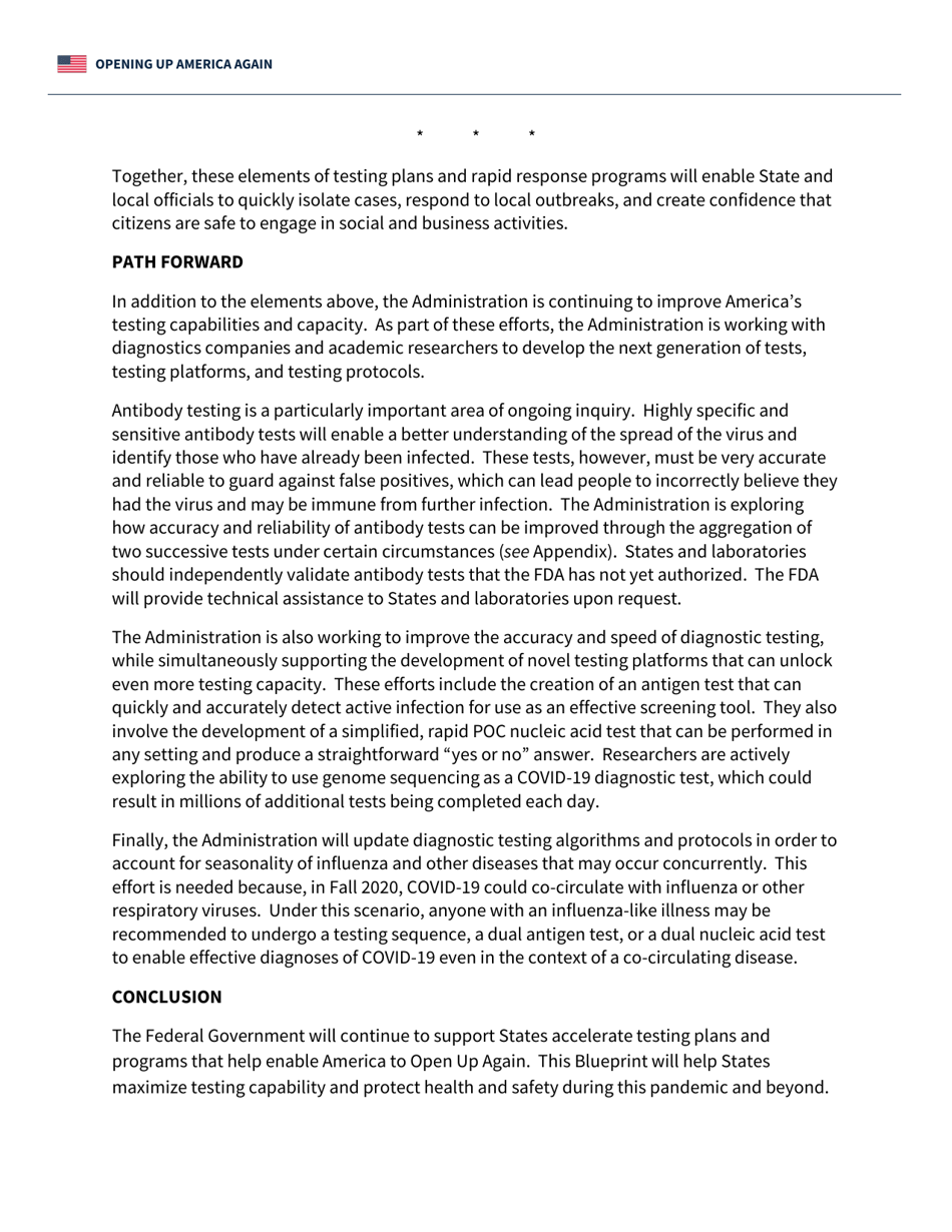 Opening up America Again - Testing Blueprint, Page 7