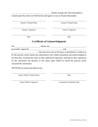 Irrevocable Living Trust Template, Page 9