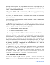 Living Trust Form, Page 3