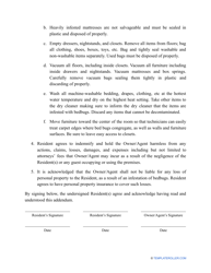 Bed Bug Addendum Template, Page 2