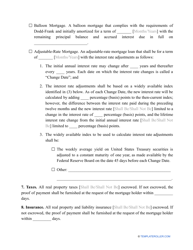 Seller Financing Addendum Template, Page 2
