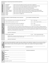 Form V1 Title and Registration Transaction Application - Alaska, Page 2