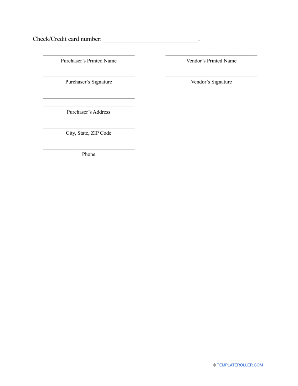 Car Sales Receipt Template, Page 2